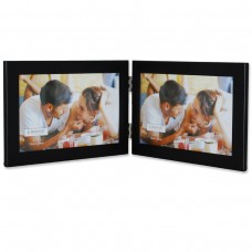 Lawrence Frames Metal Hinged Double Picture Frame LWF1112